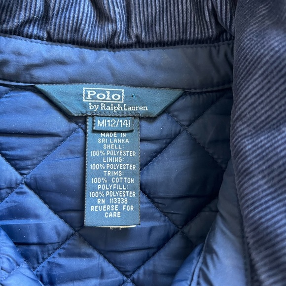 Quilted Jacket in Navy Blue Polo by Ralph Lauren - Picture 2 of 3